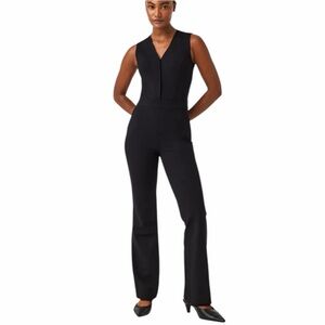 SPANX Perfect Sleeveless Black Jumpsuit 1X New